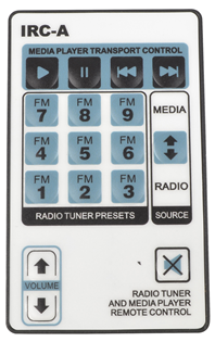 5 Channel Audio Mixer with Media Player, Bluetooth & FM Tuner